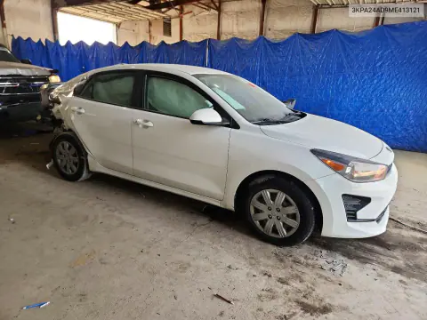 2021 Kia Rio Lx VIN 3KPA24AD9ME413121 фото 4