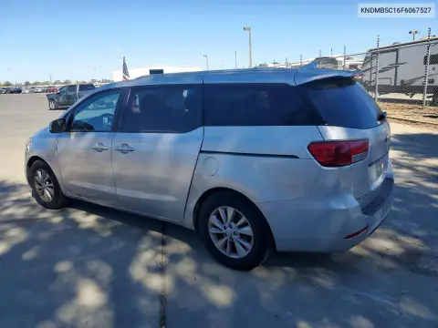 KNDMB5C16F6067527 — 2015 Kia Sedona, photo 2 from Copart, Side