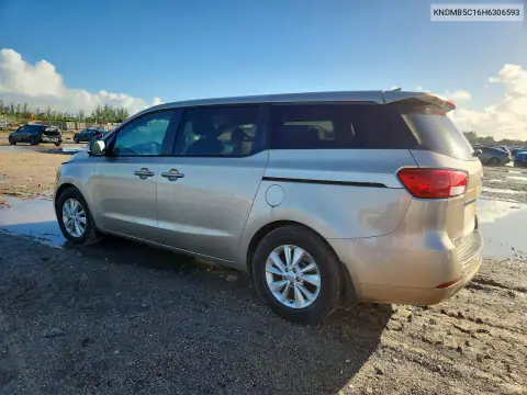 KNDMB5C16H6306593 — 2017 Kia Sedona, ფოტო 2, Copart, წინა ნაწილი