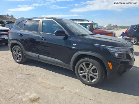 KNDEPCAA0M7212890 — 2021 Kia Seltos, photo 4 from Copart, Minor dents and scratches