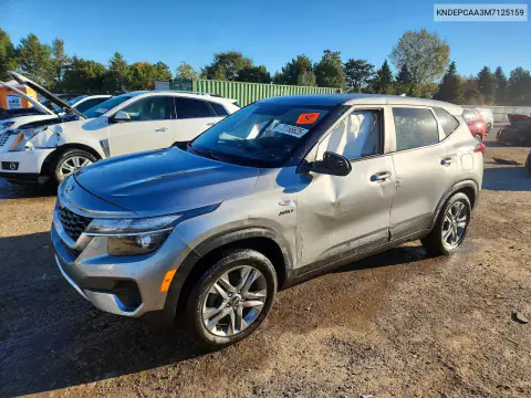 KNDEPCAA3M7125159 — 2021 Kia Seltos, Front end, before-repair photos