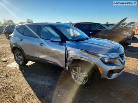 KNDEPCAA3M7125159 — 2021 Kia Seltos, photo 4 from Copart, Front end