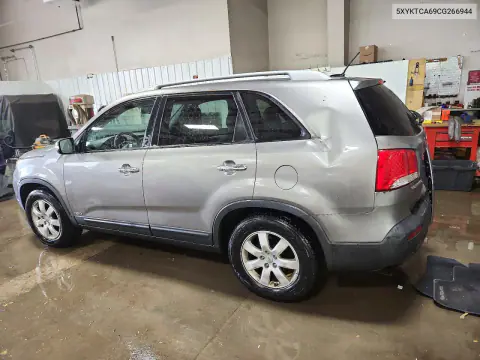 2012 Kia Sorento Lx VIN 5XYKTCA69CG266944 фото 2