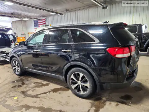 5XYPHDA5XJG419932 — 2018 Kia Sorento, фото 2 с аукциона Copart 19.10.2026, ЗАДНЯЯ ЧАСТЬ