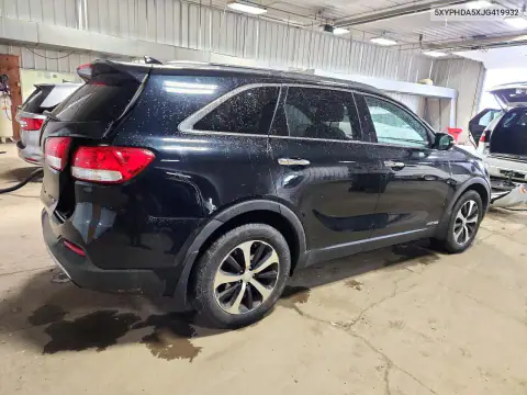 5XYPHDA5XJG419932 — 2018 Kia Sorento, фото 3 с аукциона Copart 19.10.2026, ЗАДНЯЯ ЧАСТЬ
