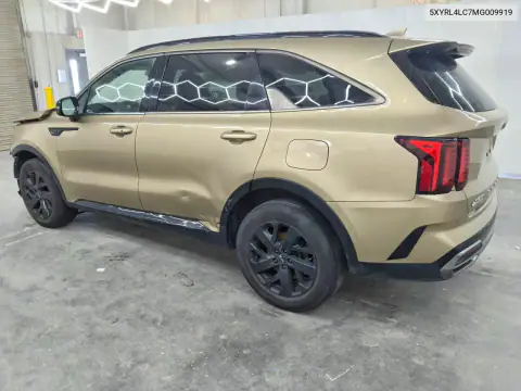 5XYRL4LC7MG009919 — 2021 Kia Sorento, фото 2 с аукциона Copart 15.10.2026, Передняя часть