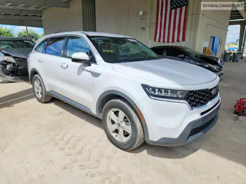 5XYRG4LC3MG022297 — 2021 Kia Sorento, zdjęcie 4 z Copart, Tył