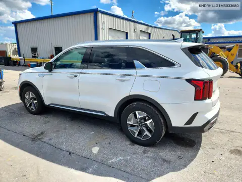 KNDRH4LG1M5033680 — 2021 Kia Sorento, photo 2 from Copart, Flood