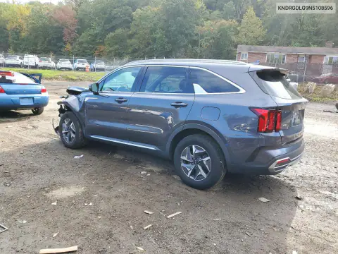 KNDRGDLG9N5108596 — 2022 Kia Sorento, фото 2 с аукциона Copart, ПЕРЕДНЯЯ ЧАСТЬ