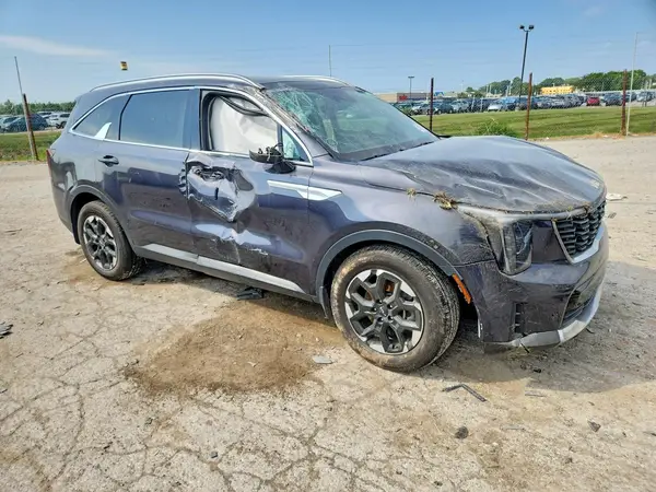5XYRL4JC3SG341663 — 2025 Kia Sorento, photo 4 from Copart, Front end