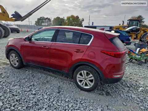 KNDPM3AC4H7209855 — 2017 Kia Sportage, გვერდითი ნაწილი, ფოტოები შეკეთებამდე