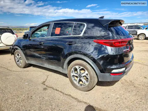 KNDPMCAC8M7915401 — 2021 Kia Sportage, photo 2 from Copart 22.10.2026, Front end