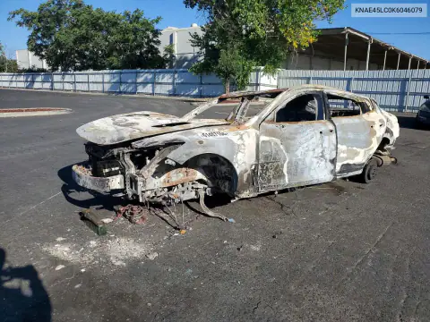 KNAE45LC0K6046079 — 2019 Kia Stinger, Pożar (Burn), zdjęć przed naprawą