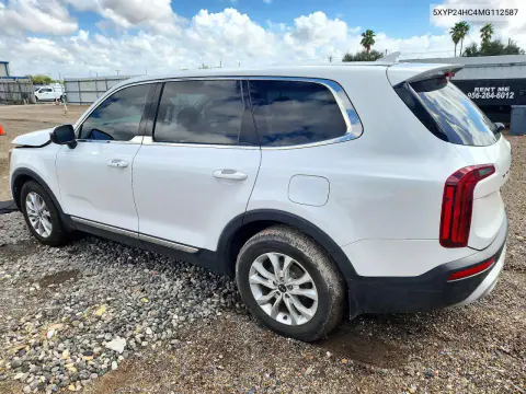 2021 Kia Telluride Lx VIN 5XYP24HC4MG112587 фото 2
