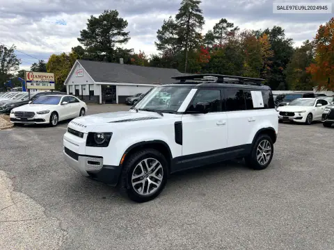 SALE97EU9L2024945 — 2020 Land Rover Defender, ფოტო 2, Copart, მცირე ჩაღრმავებები და ნაკაწრები