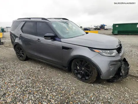 SALRG2RV6JA056591 — 2018 Land Rover Discovery, photo 4 from Copart, Front end