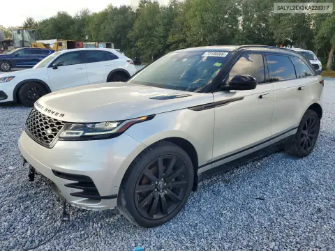 SALYL2EX3KA228317 — 2019 Land Rover Range Rover Velar, ПЕРЕДНЯЯ ЧАСТЬ, фото до ремонта