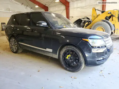 2016 Land Rover Range Rover Supercharged VIN SALGS2EFXGA309506 фото 4