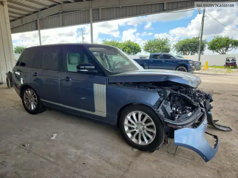 SALGS2SV7KA555109 — 2019 Land Rover Range Rover, zdjęcie 4 z Copart, Przód