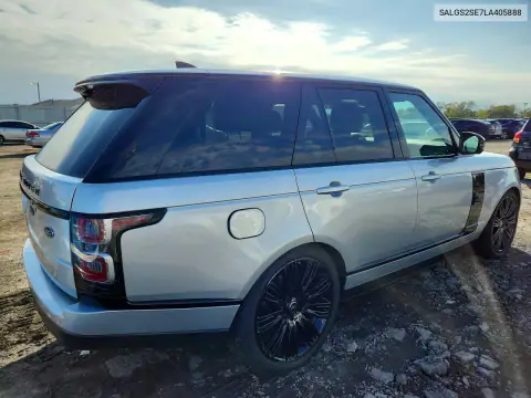 SALGS2SE7LA405888 — 2020 Land Rover Range Rover, zdjęcie 3 z Copart, Przód