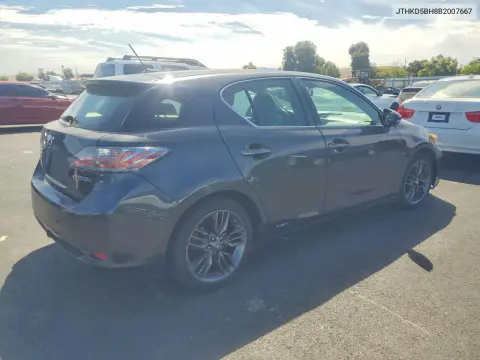 2011 Lexus Ct 200 VIN JTHKD5BH8B2007667 фото 3