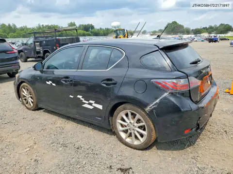 JTHKD5BH7D2171897 — 2013 Lexus CT, photo 2 from Copart, Rear end