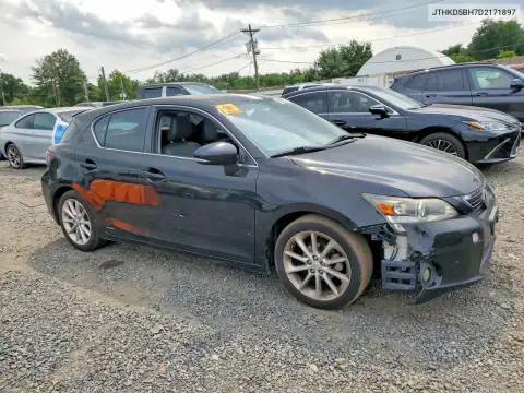 JTHKD5BH7D2171897 — 2013 Lexus CT, photo 4 from Copart, Rear end