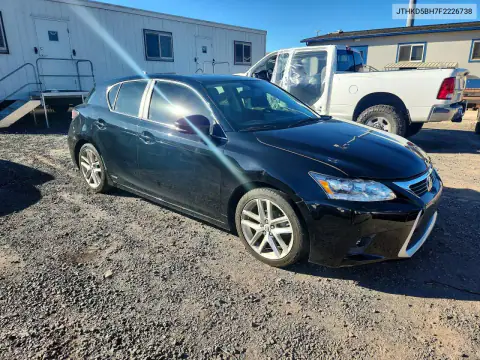 JTHKD5BH7F2226738 — 2015 Lexus CT, photo 4 from Copart, Side