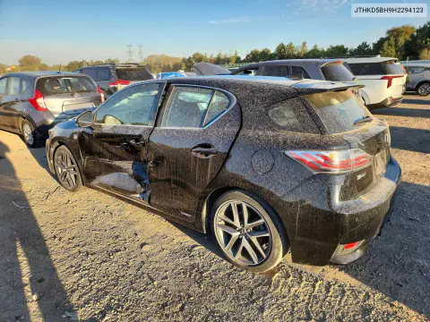 2017 Lexus Ct 200 VIN JTHKD5BH9H2294123 фото 2