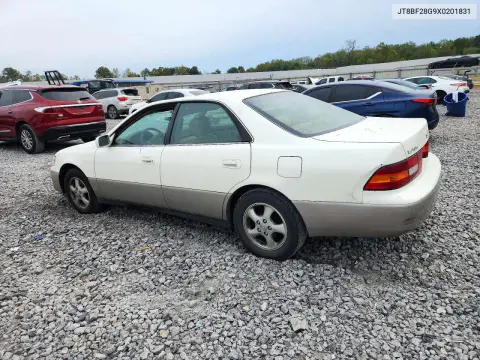 1999 Lexus Es 300 VIN JT8BF28G9X0201831 фото 2