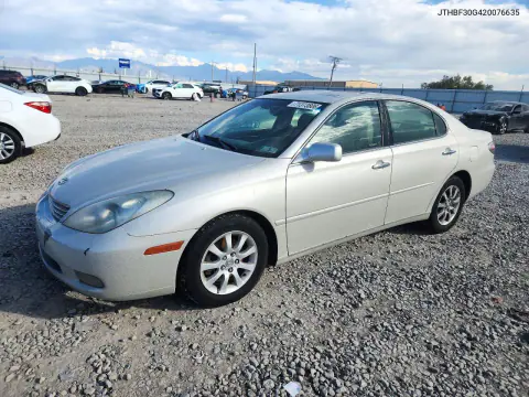 2002 Lexus Es 300 VIN JTHBF30G420076635 фото 1