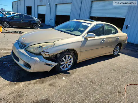 JTHBA30G445048063 — 2004 Lexus ES, Передняя часть, фото до ремонта