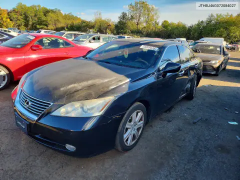 JTHBJ46G072084027 — 2007 Lexus ES, Боковая часть, фото до ремонта