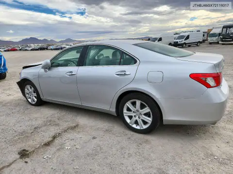 JTHBJ46GX72119317 — 2007 Lexus ES, photo 2 from Copart, Front end
