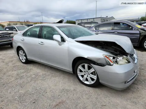 JTHBJ46GX72119317 — 2007 Lexus ES, photo 4 from Copart, Front end