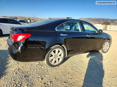 JTHBJ46G872049168 — 2007 Lexus ES, photo 3 from Copart, Rear end