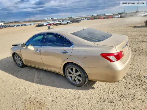 2008 Lexus Es 350 VIN JTHBJ46G982225758 фото 2