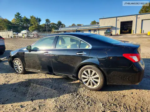 JTHBJ46G282193218 — 2008 Lexus ES, photo 2 from Copart 19.10.2026, Front end