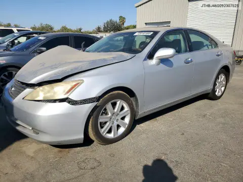 JTHBJ46G092307525 — 2009 Lexus ES, Передняя часть, фото до ремонта