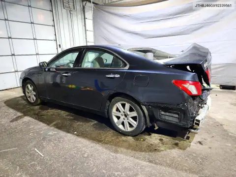 JTHBJ46GX92339561 — 2009 Lexus ES, photo 2 from Copart, Rear end