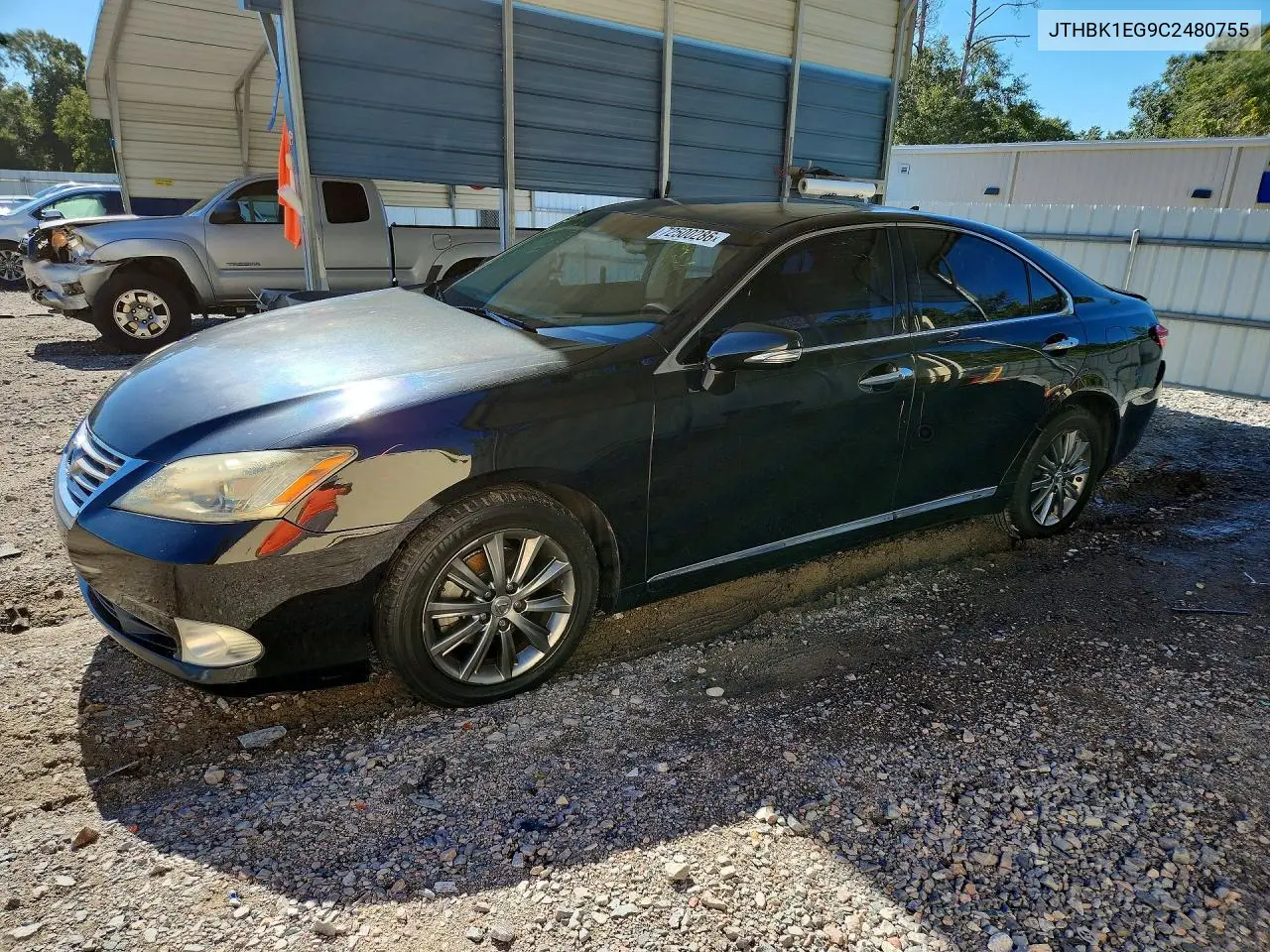 2012 Lexus Es 350 VIN JTHBK1EG9C2480755 фото 1