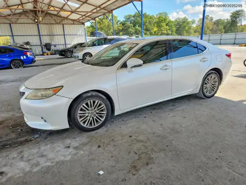 JTHBK1GG9D2035205 — 2013 Lexus ES, Боковая часть, фото до ремонта