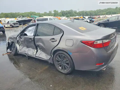 JTHBK1GG1F2206581 — 2015 Lexus ES, photo 2 from Copart 20.10.2026, Front end