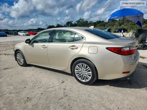 2015 Lexus Es 350 VIN JTHBK1GG7F2205192 фото 2