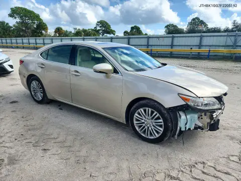 2015 Lexus Es 350 VIN JTHBK1GG7F2205192 фото 4
