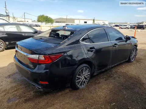 58ABK1GG2GU026876 — 2016 Lexus ES, фото 3 с аукциона Copart 15.10.2026, Передняя часть
