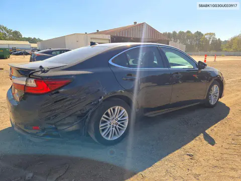 2016 Lexus Es 350 VIN 58ABK1GG3GU033917 фото 3