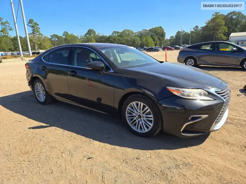 2016 Lexus Es 350 VIN 58ABK1GG3GU033917 фото 4