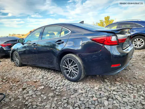 58ABK1GG4HU064725 — 2017 Lexus ES, photo 2 from Copart, Front end