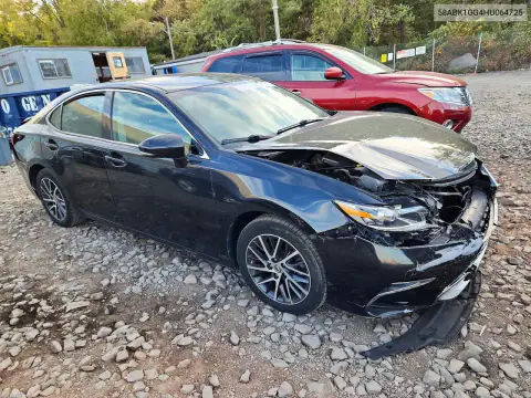 58ABK1GG4HU064725 — 2017 Lexus ES, photo 4 from Copart, Front end